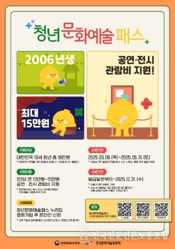‘청년 문화예술패스’ 포스터
