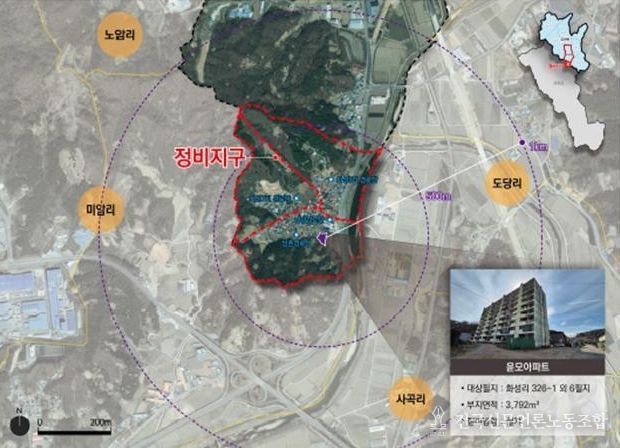 증평군 화성지구 농촌공간정비사업