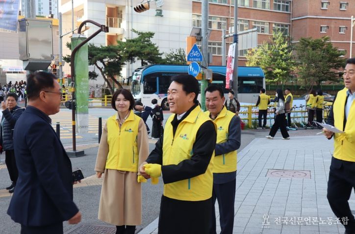 충북교통연수원, 교통안전 합동캠페인