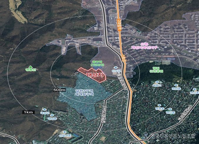 위치도(성북구 성북동 226-103번지 일대)