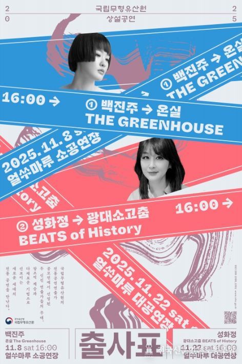 2025 전통공연 연출가 발굴공모전 ‘출사표’ 포스터