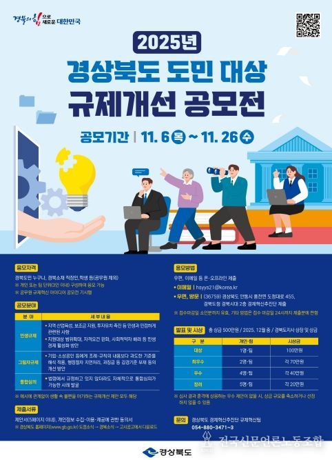 2025년 경상북도 도민 대상 규제개선 공모전