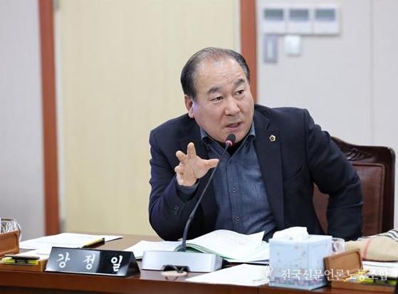 강정일 전남도의원, 수요 예측 빗나간 ‘고무줄 예산’...주먹구구식 재정운용 질타