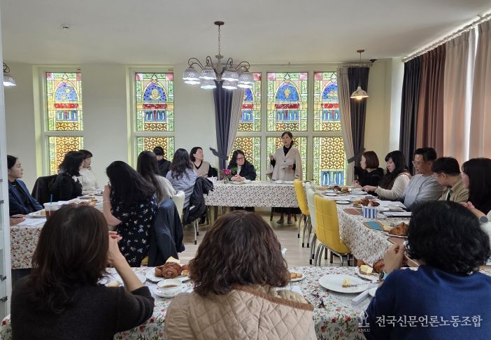 21일 목포에서 ‘방과후전담실무사 역량 강화 연수’가 진행되고 있다.