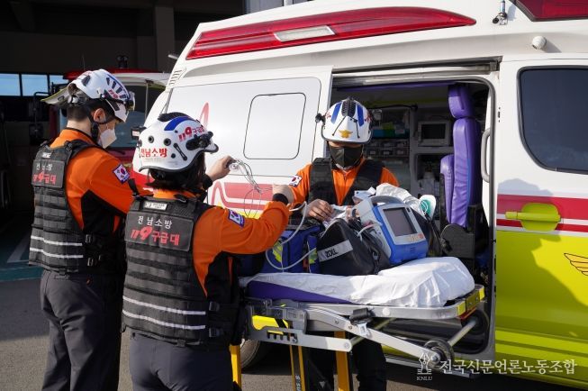 전남소방, ‘응급실 뺑뺑이’ 차단 위해 의료기관 현장으로