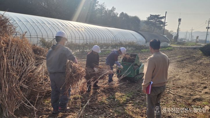 충남도, 영농부산물 연말까지 집중 파쇄 지원