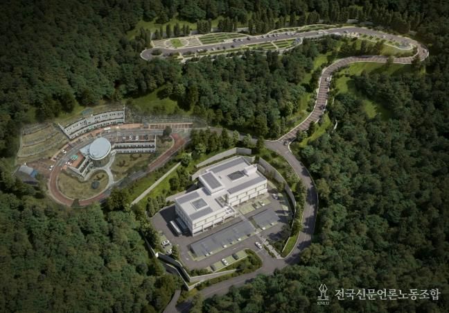 아산시 공설장사시설 조감도(봉안당·자연장지)