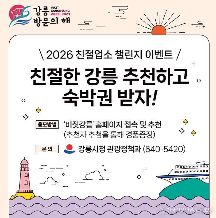 관광객 참여형 이벤트를 통해 친절업소 발굴