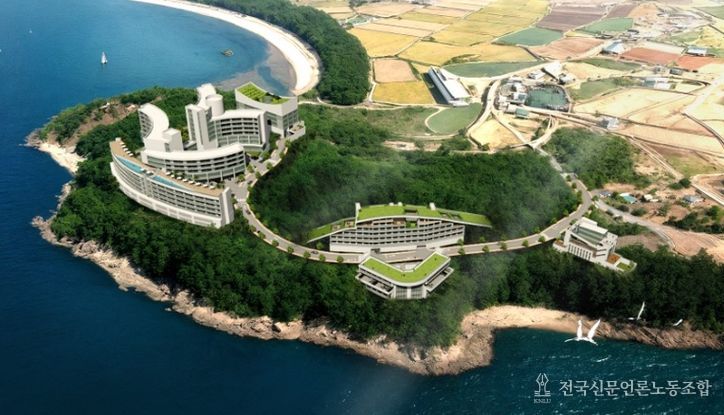 도리포 리조트 조감도