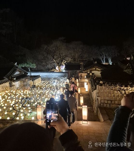 안동시, 도산서원 야간개장 '매화춘야(梅花春夜)' 이번 주말 '절정'