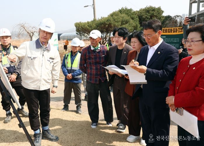 시흥시의회 교육복지위원회, 신안산선 염수 유출 재발 방지 현장 점검 실시