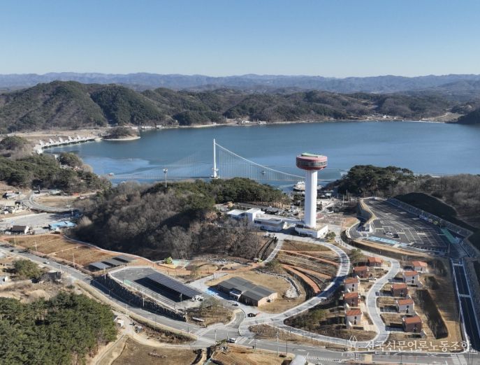 예당관광지 전경