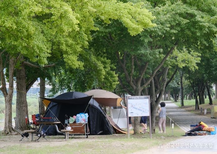 영동 송호관광지, 봄과 함께 오는 4월 3일 야영장 개장