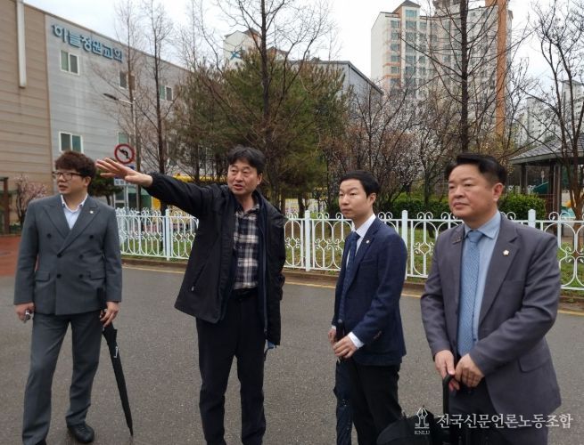 인천시 서구의회 김남원·이영철의원, 단봉중학교 현장 점검 간담회