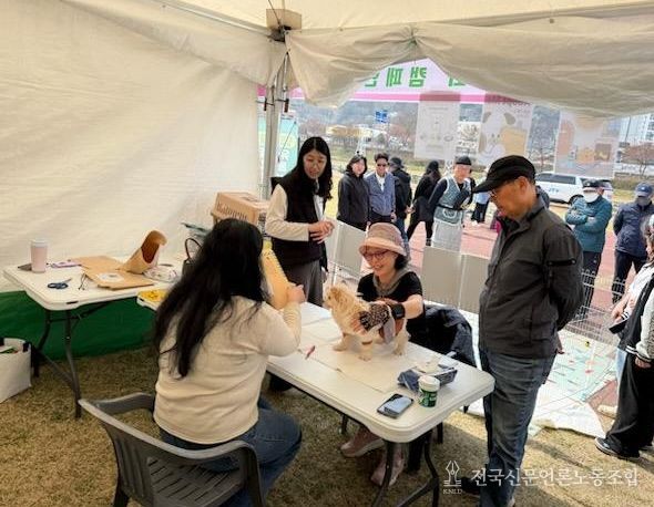 정읍시, 벚꽃축제서 유기동물 입양 홍보 운동