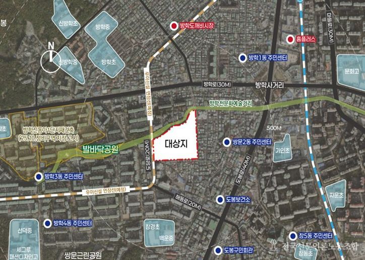 위치도(도봉구 쌍문동 26 일대)