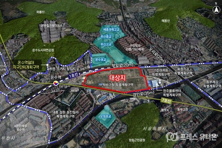 위치도 (구로구 오류동 111-1번지 일대)