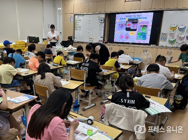 지난해 '학교로 찾아가는 생태교육' 시범 사업 현장